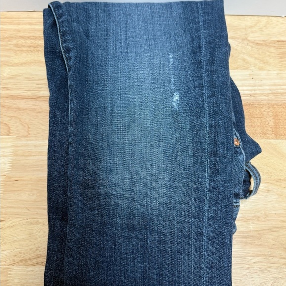 7 For All Mankind Dark Blue Boot Cut Jeans - Picture 6 of 6